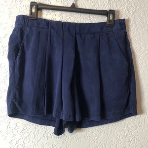 Lululemon Blue Leisure Shorts With Front Ruffle- Women’s- Size 10